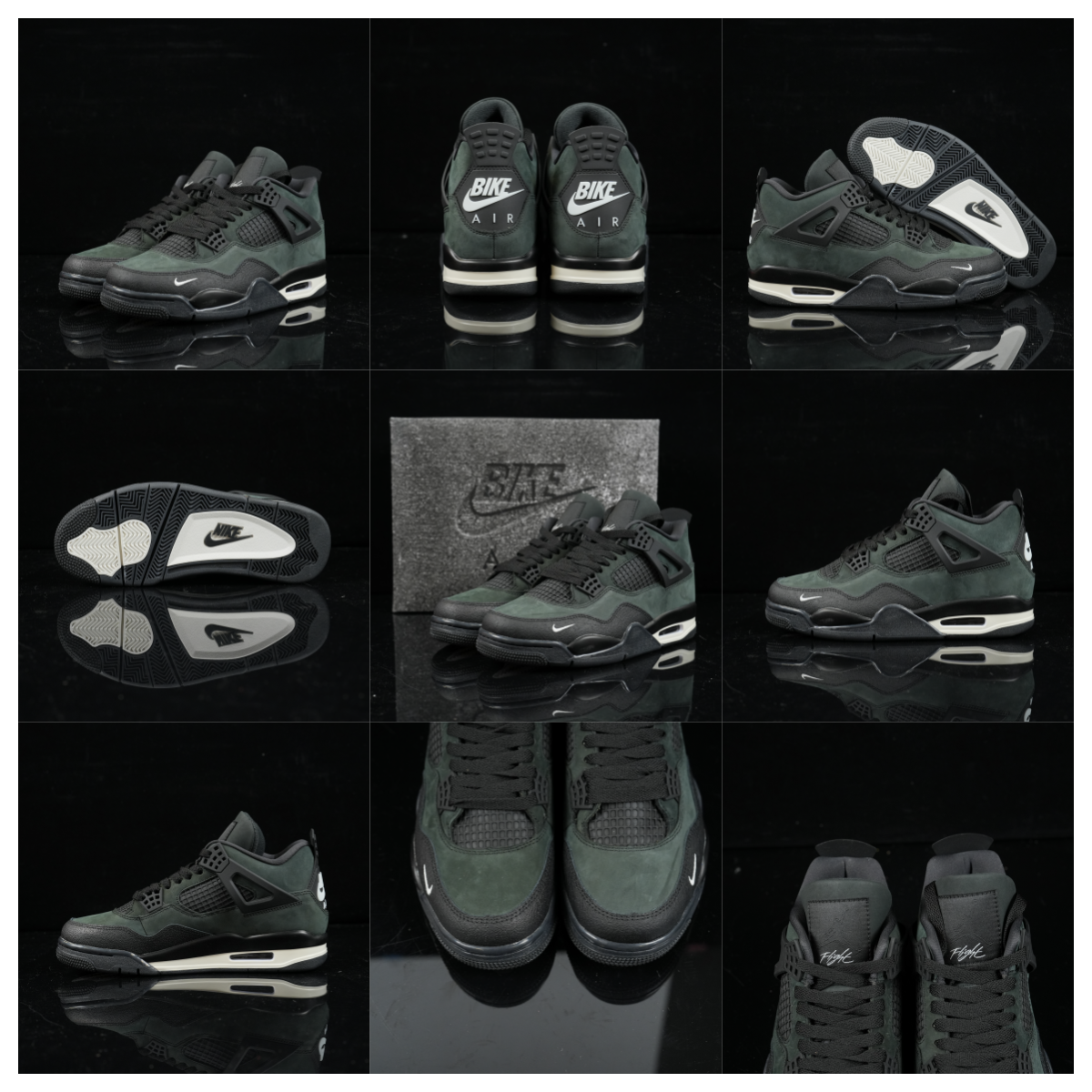 Jordan 4 Design‑Inspired Nigel Sylvester “Dark-Jade - "Bricks” - "Potential" Ltd. Colorway"