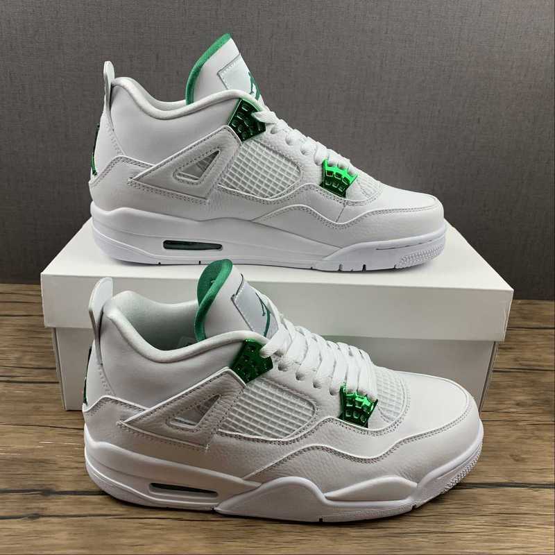 Jordan 4 – Design‑Inspired "Metallic Pack" Custom Tribute Build AJ4‑METALLIC‑418
