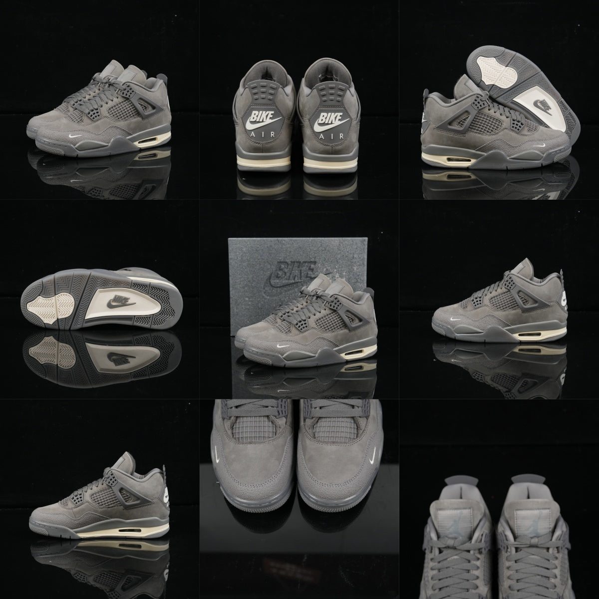 Jordan 4 – Design‑Inspired "Grey Bricks Bike Air" Custom Fantasy Build AJ4‑GREYBRICKS‑BIKE‑419