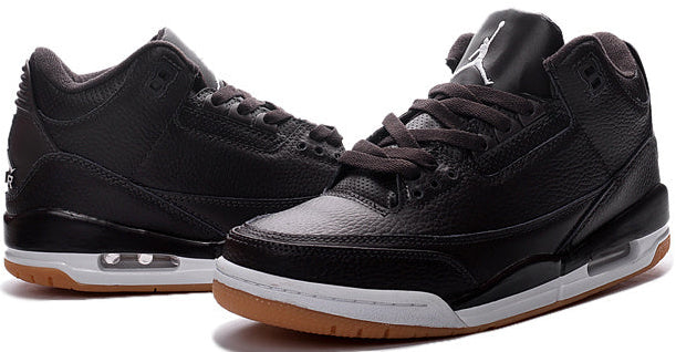 306 — Jordan 3 “Black Cement Gum” — Design‑Inspired Sneaker