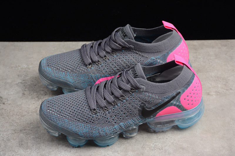 VMP‑GNSMKE‑007 — Nike Air VaporMax Flyknit — Gun Smoke Multi — Design‑Inspired