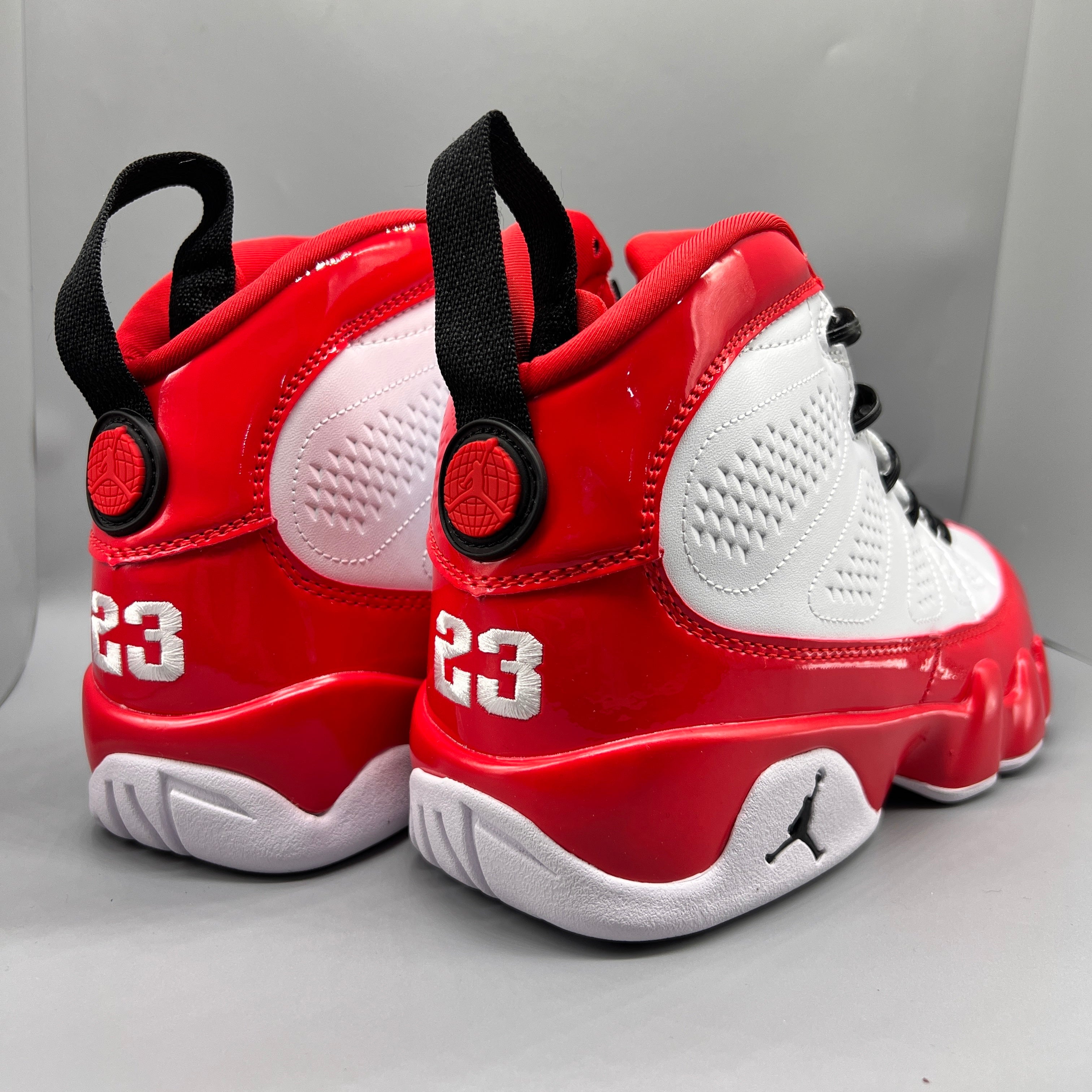 Jordan 9 – Design-Inspired "Gym Red" Custom Tribute Build AJ9-GYMRED-908