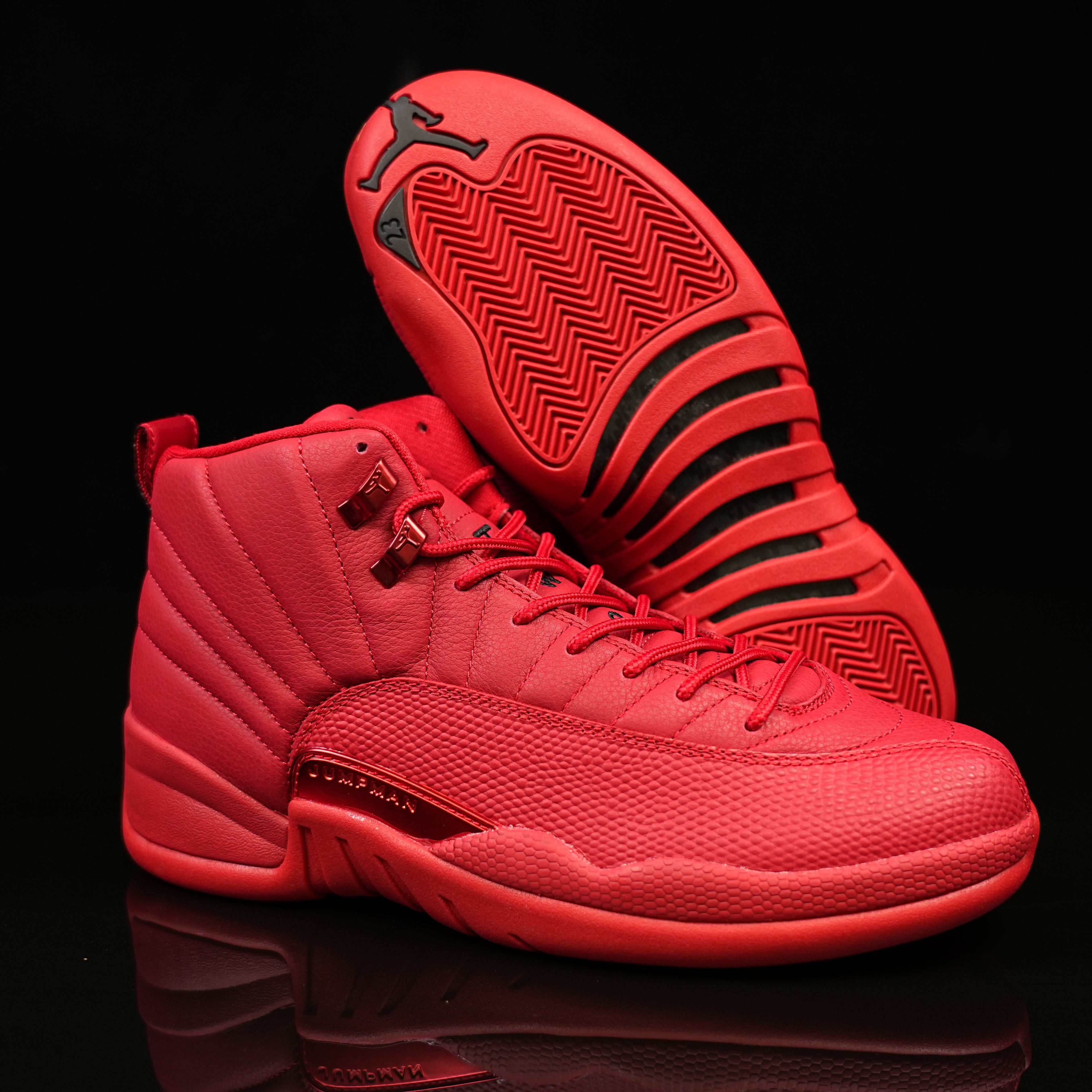Jordan 12 Design‑Inspired “Gym Red” — Custom Tribute Build — AJ12‑GYMRED‑1220
