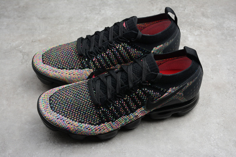 VMP‑MULTIBLK‑008 — Nike Air VaporMax Flyknit — Multicolor/Black — Design‑Inspired