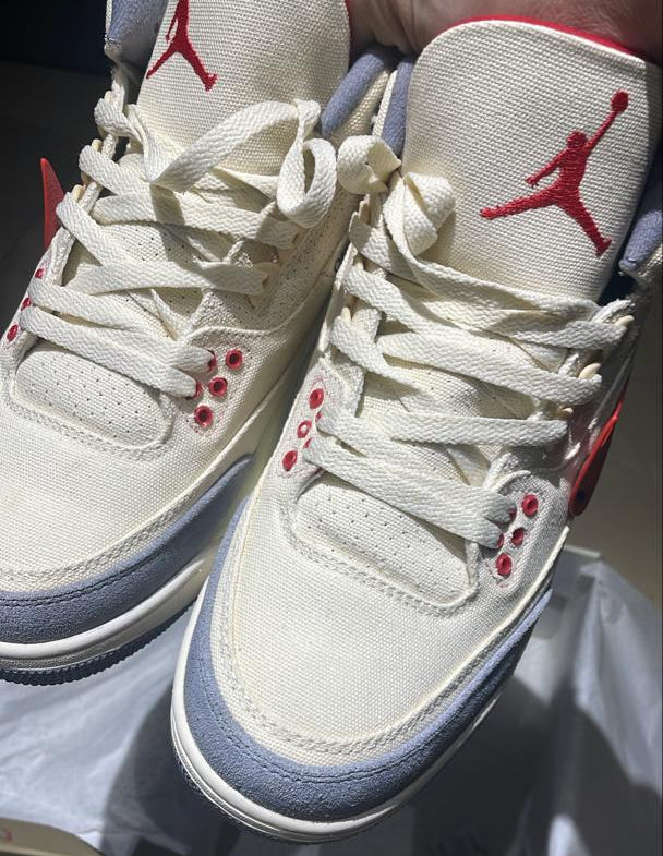 Jordan 3 “Off‑White Inspired” — Premium Fantasy Collab — US 10.5 — New With Box