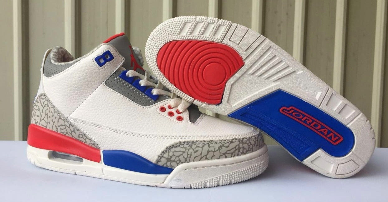 Jordan 3 - Design‑Inspired "International Flight" Custom Tribute Build AJ3-INTL-FLGT-307