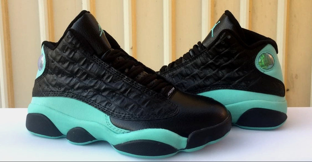 Jordan 13 Design‑Inspired “Island” — Custom Tributes — AJ13‑ISL‑1309