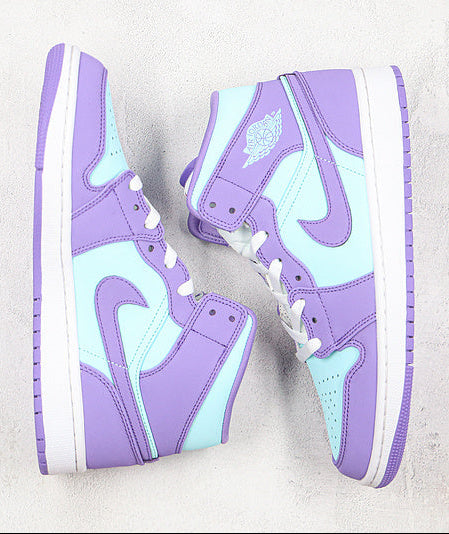 035 — Jordan 1 Mid “Purple Pulse” — Design‑Inspired Colorway