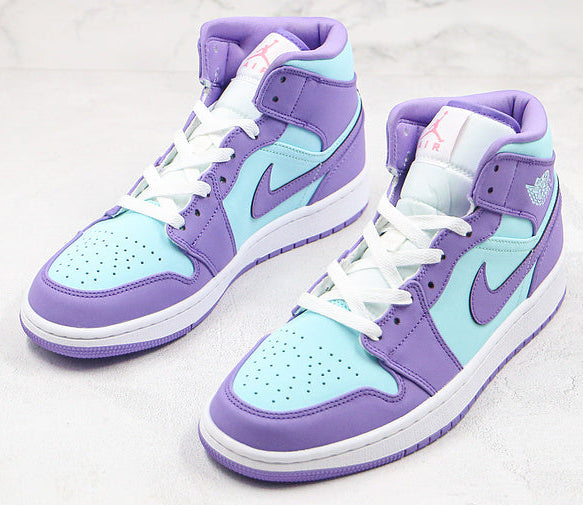 035 — Jordan 1 Mid “Purple Pulse” — Design‑Inspired Colorway