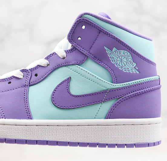 035 — Jordan 1 Mid “Purple Pulse” — Design‑Inspired Colorway