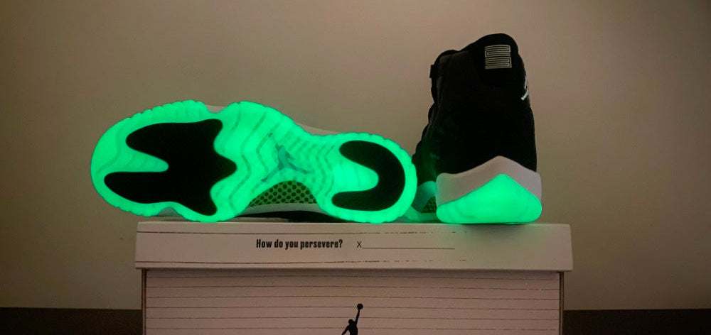 Jordan 11 Design-Inspired - Sneaker School "Inner Beast" "Black & Barely Volt" Custom Tribute - AJ11-SNKRSCHL-1136