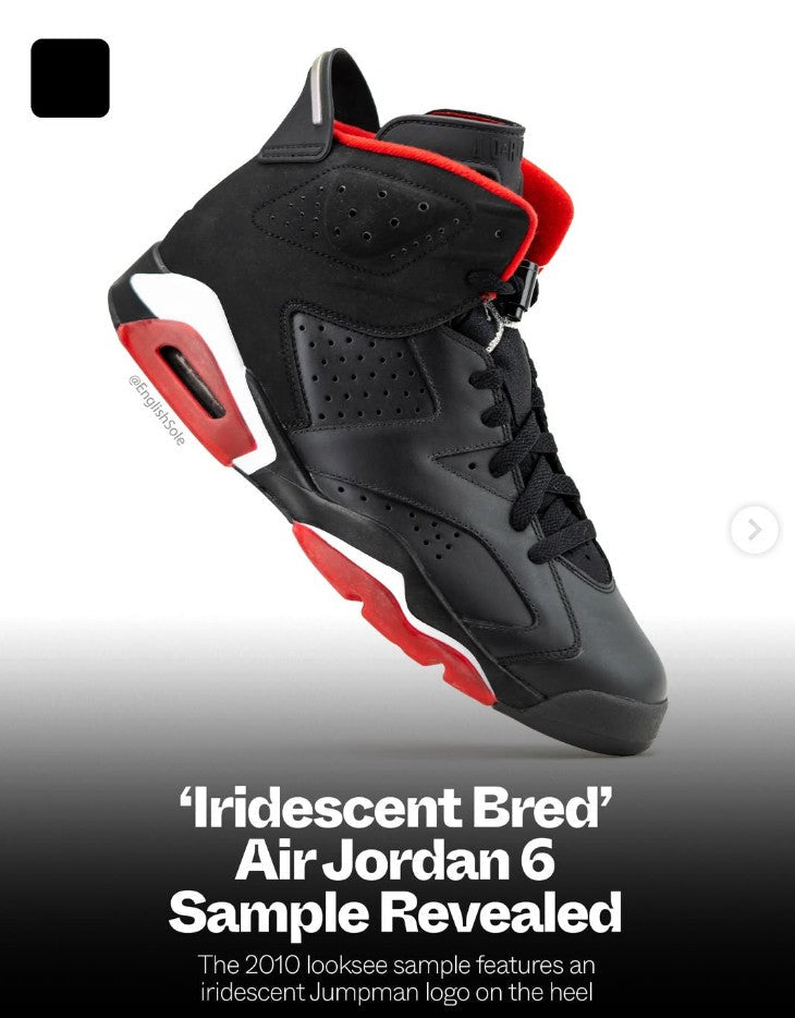 Jordan 6 Design-Inspired - Fantasy Build "Iridescent Bred" - AJ6-IRIDESBRED-625
