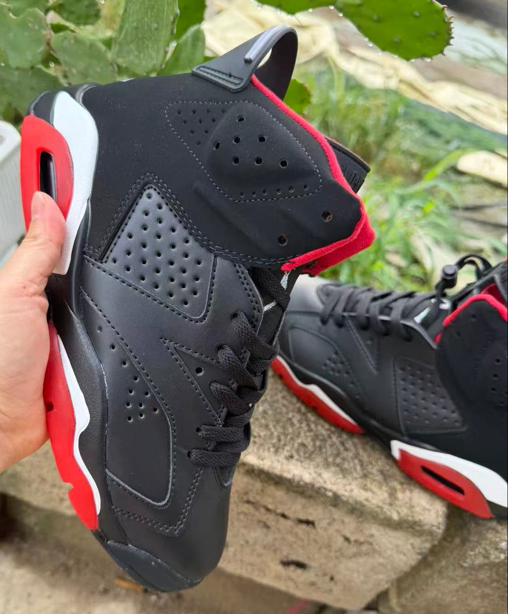 Jordan 6 Design-Inspired - Fantasy Build "Iridescent Bred" - AJ6-IRIDESBRED-625