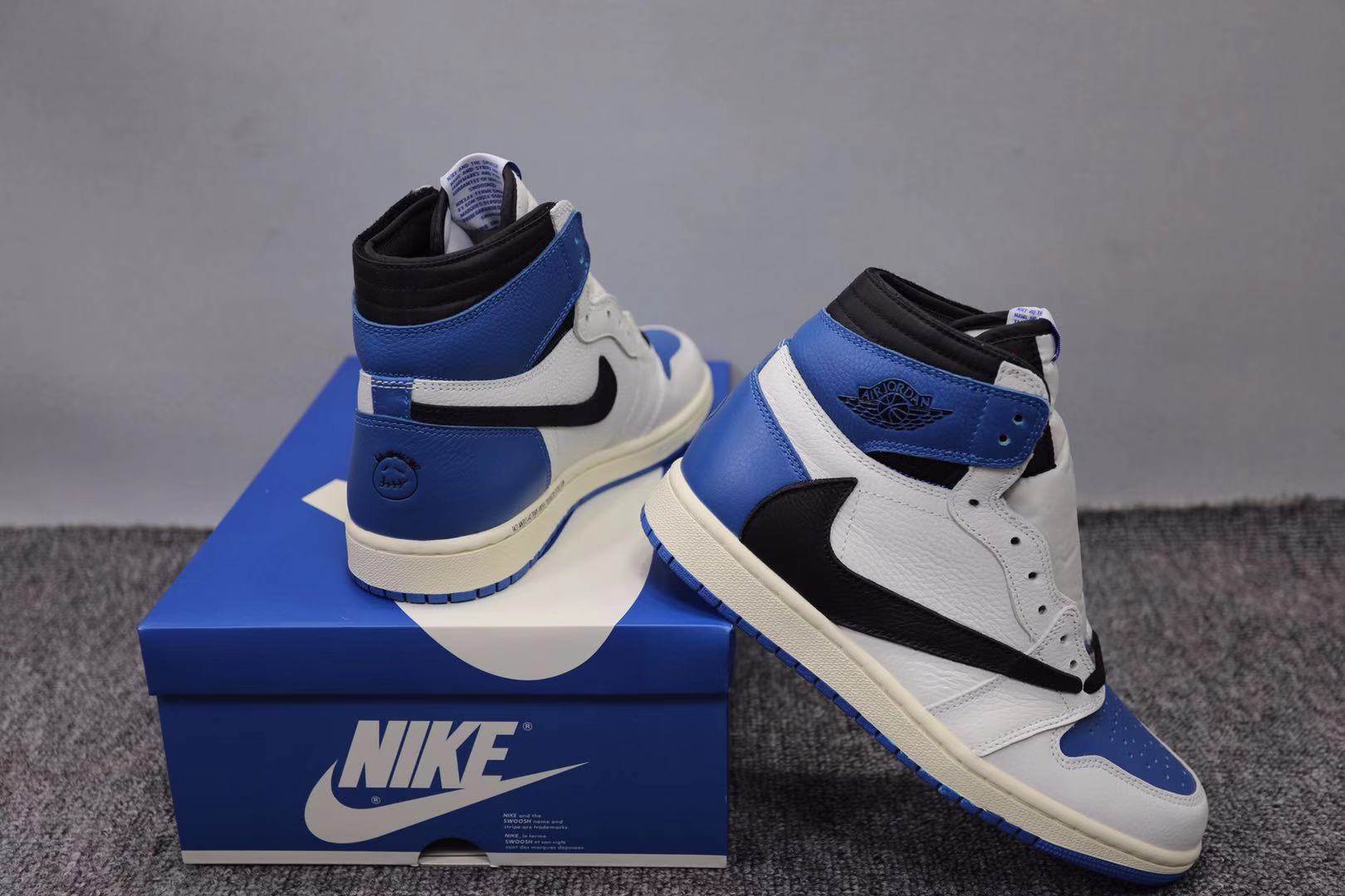 TS‑JRDNS‑001 — Jordan 1 High “Travis Scott × Fragment” — Design‑Inspired