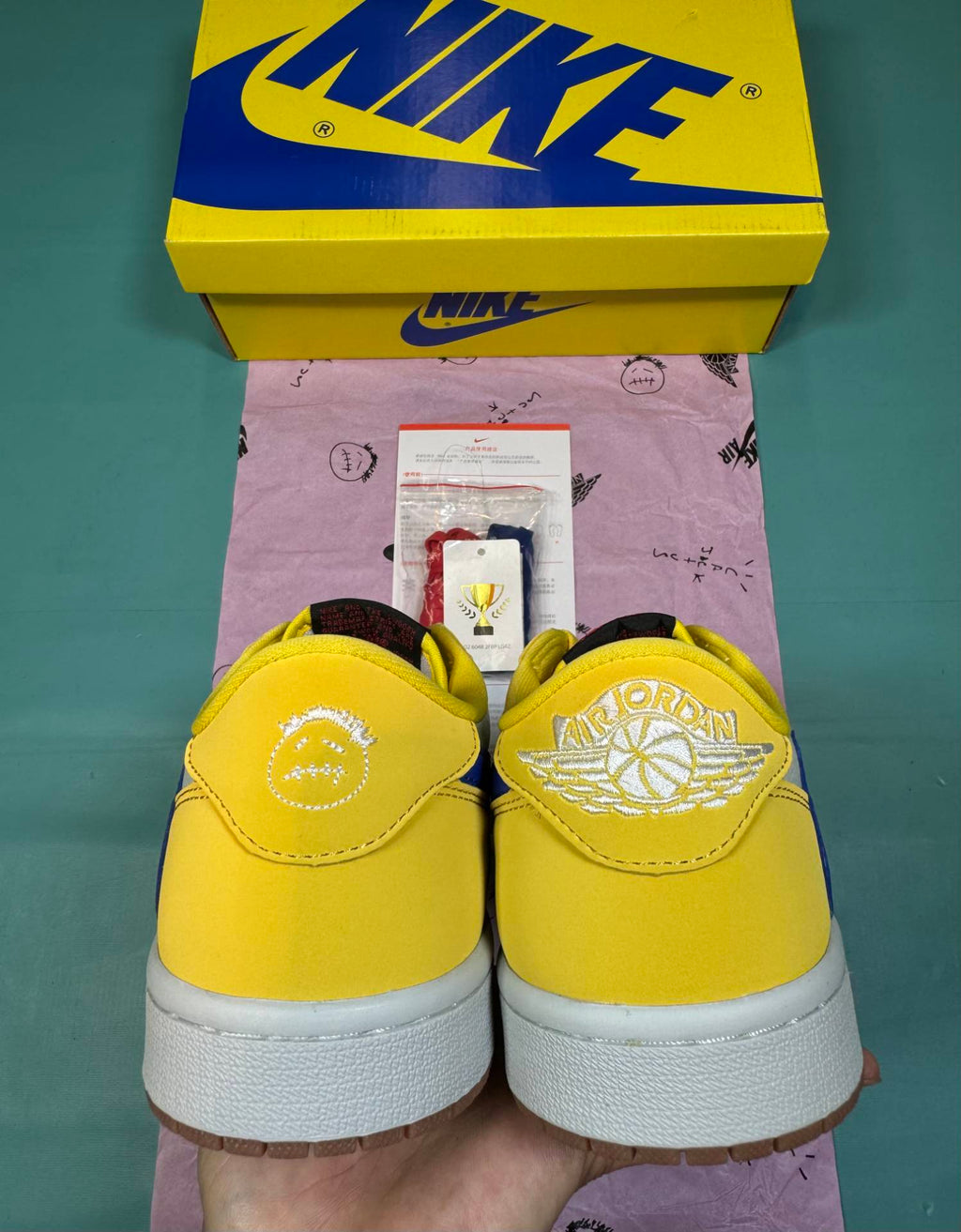 TS‑JRDNS‑002 — Jordan 1 Low “Canary Yellow” — Design‑Inspired