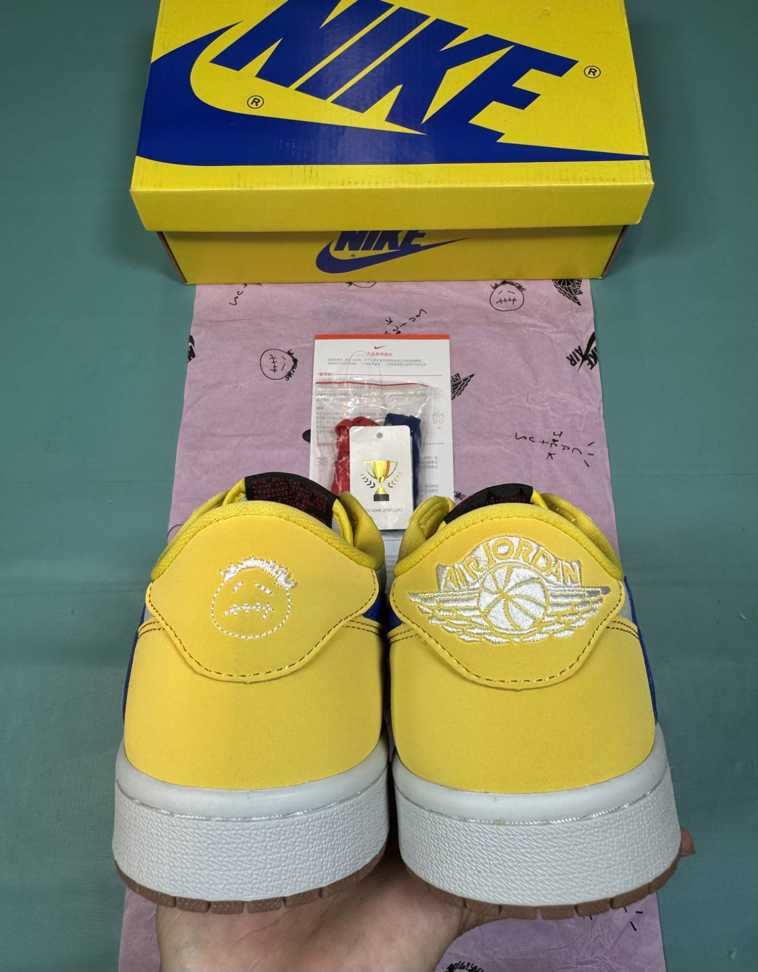 TS‑JRDNS‑002 — Jordan 1 Low “Canary Yellow” — Design‑Inspired