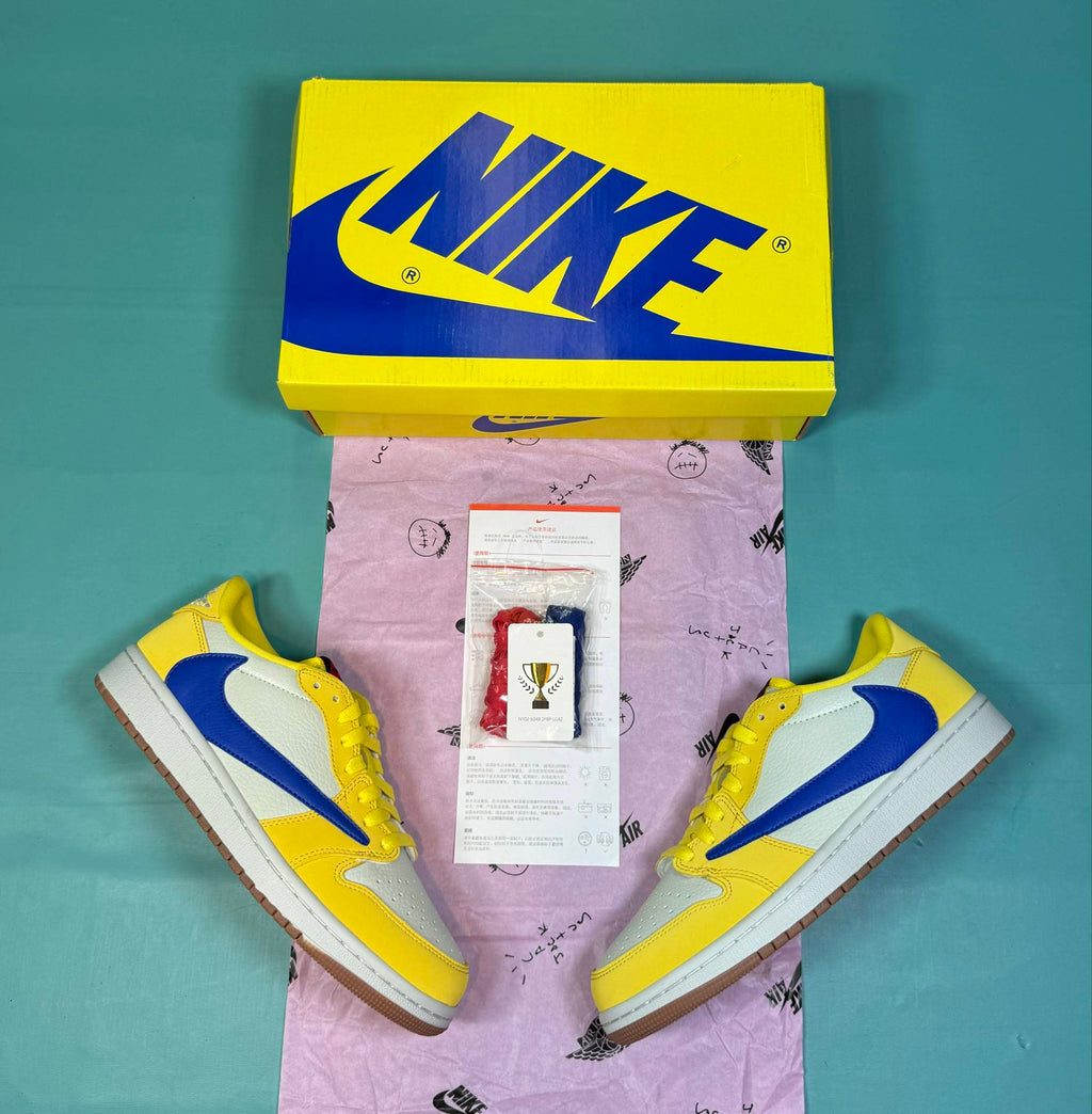 TS‑JRDNS‑002 — Jordan 1 Low “Canary Yellow” — Design‑Inspired
