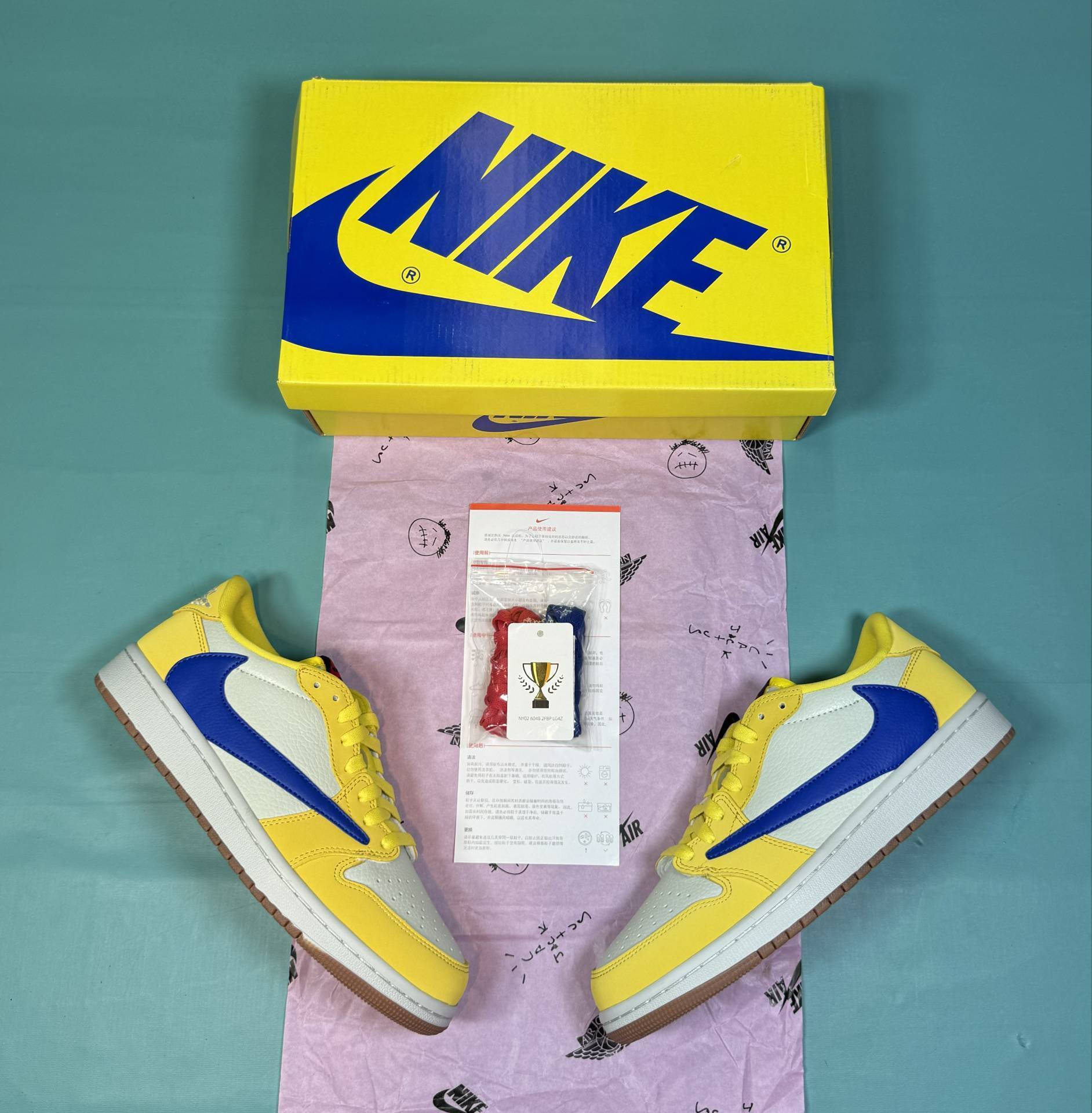 TS‑JRDNS‑002 — Jordan 1 Low “Canary Yellow” — Design‑Inspired