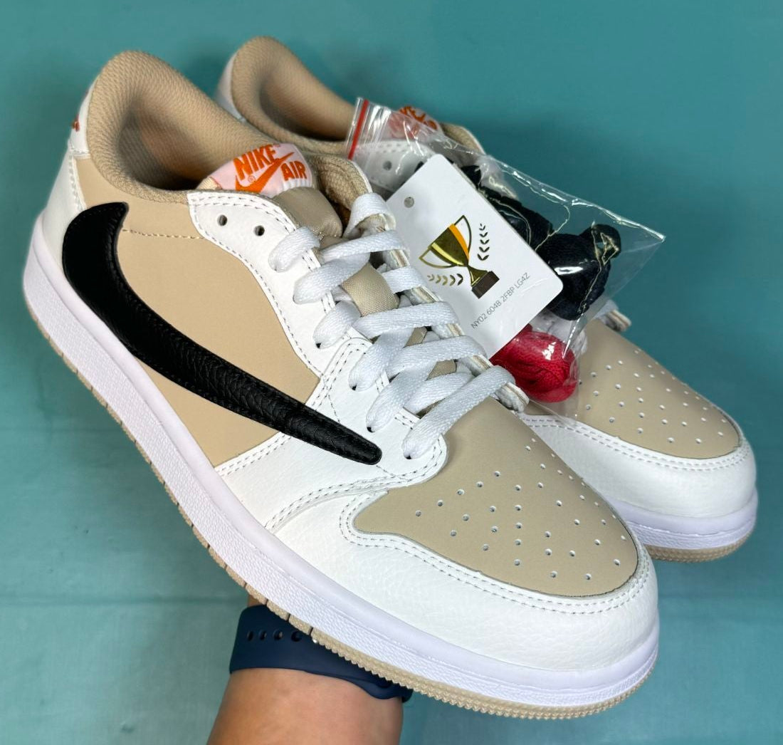 TS‑JRDNS‑019 — Jordan 1 Low Travis Scott “Creamsickles” — Fantasy Build