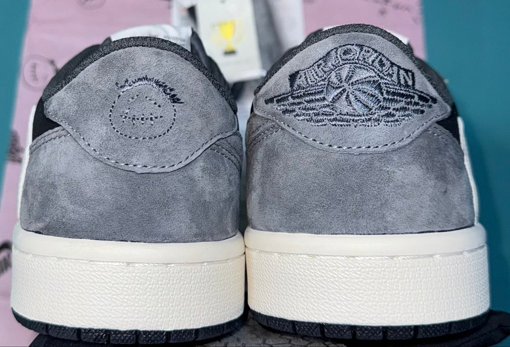 TS‑JRDNS‑020 — Jordan 1 Low Travis Scott “Pewter Cream” — Fantasy Build