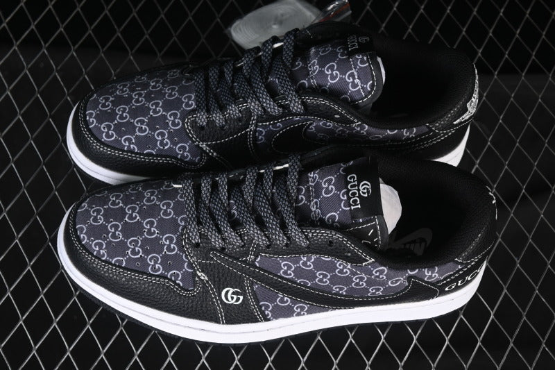 TS‑JRDNS‑025 — Jordan 1 Low Travis Scott “Black G‑Wops” — Fantasy Build
