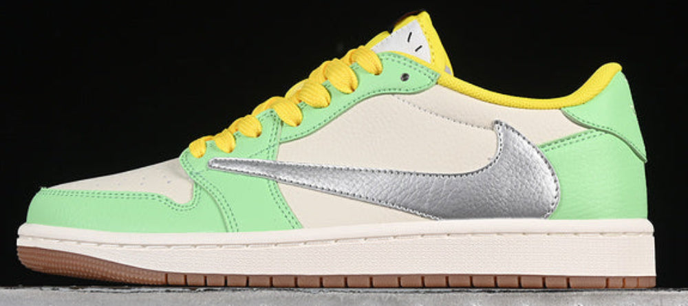 TS‑JRDNS‑027 — Jordan 1 Low Travis Scott “Lemon Limes” — Fantasy Build