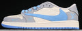 TS‑JRDNS‑031 — Jordan 1 Low Travis Scott “LV Carolina Blue” — Fantasy Build
