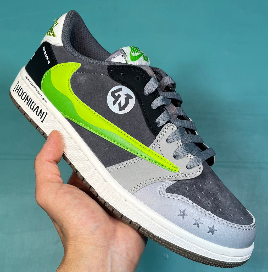 TS‑SB‑032 — SB Dunk Low “Monster Energy × Ken Block 43 × Hoonigan” — Fantasy Build