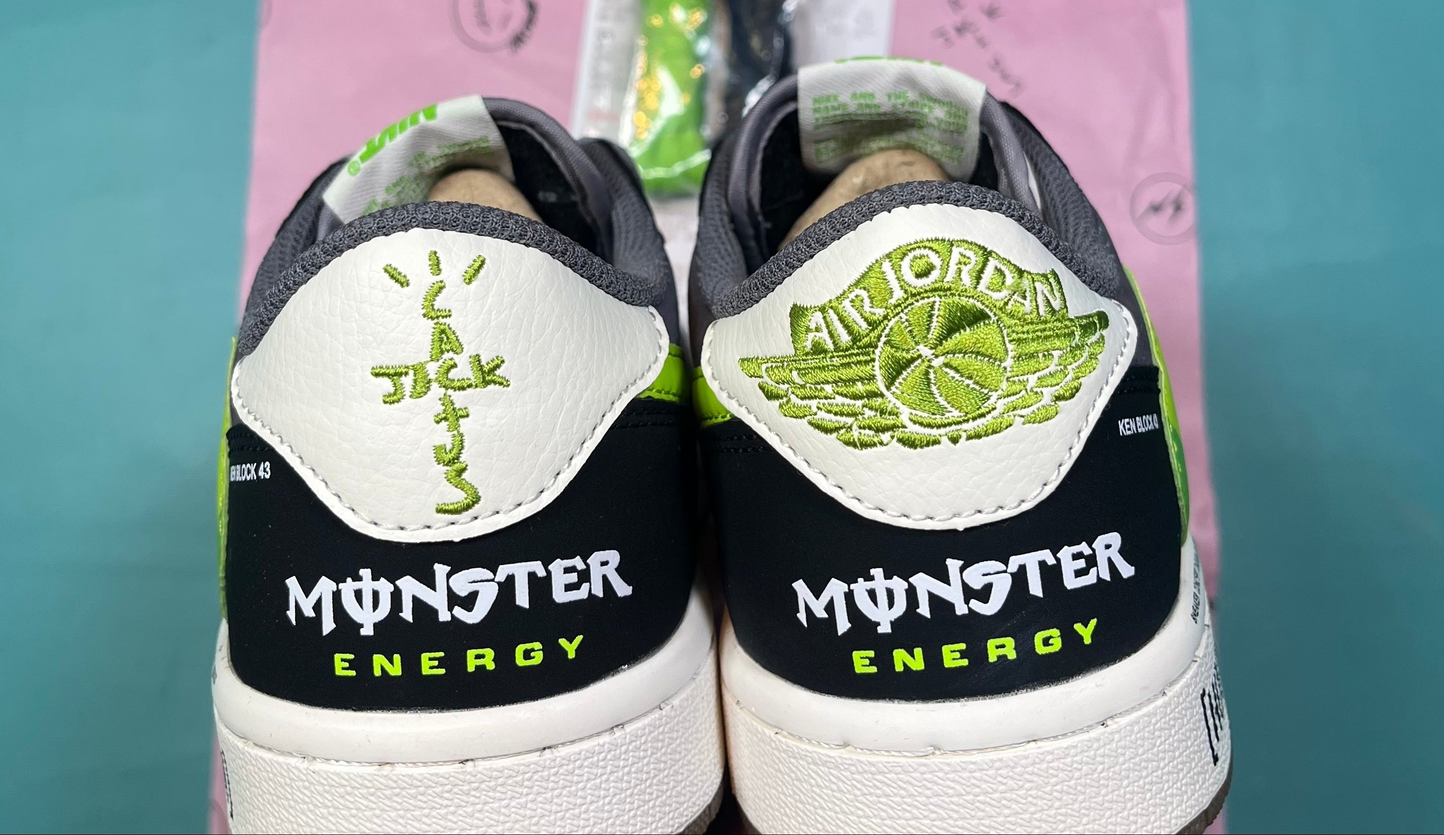 TS‑SB‑032 — SB Dunk Low “Monster Energy × Ken Block 43 × Hoonigan” — Fantasy Build