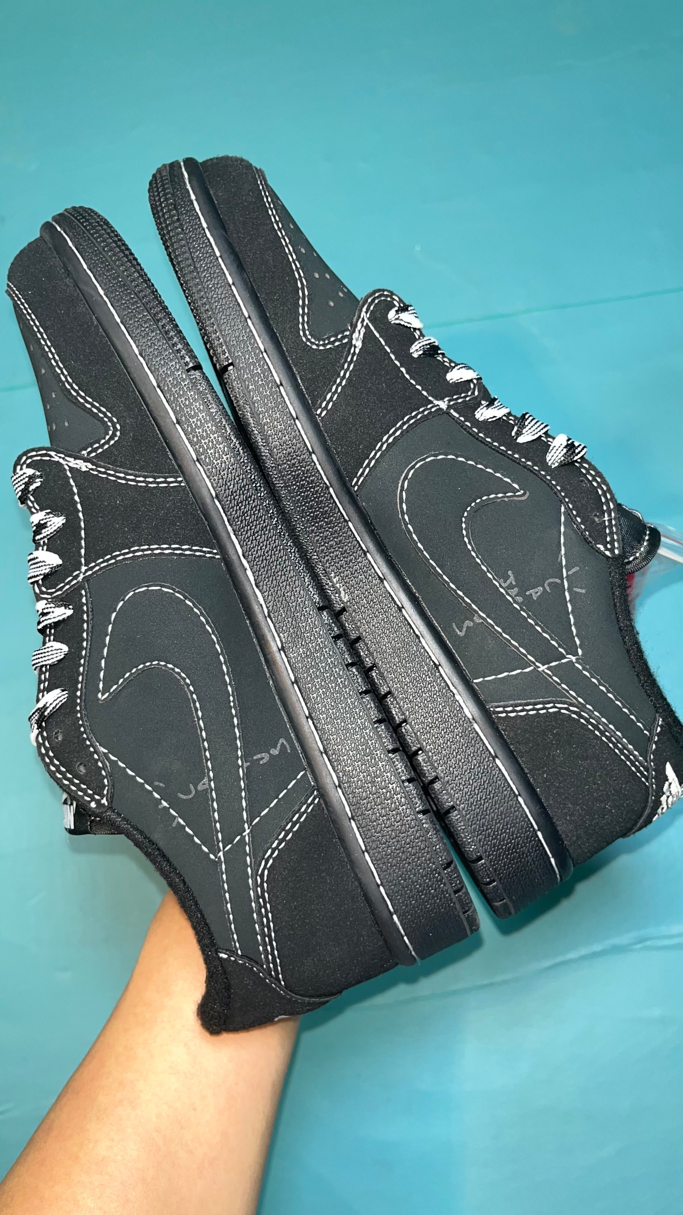 Jordan 1 Low Design‑Inspired Travis Scott “Phantoms” — Custom Tributes