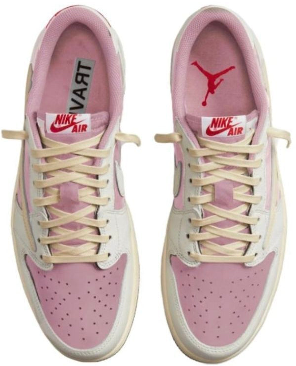 TS‑JRDNS‑033 — Jordan 1 Low Travis Scott “Pink Sail” — Fantasy Build