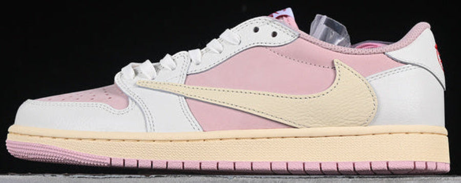 TS‑JRDNS‑033 — Jordan 1 Low Travis Scott “Pink Sail” — Fantasy Build