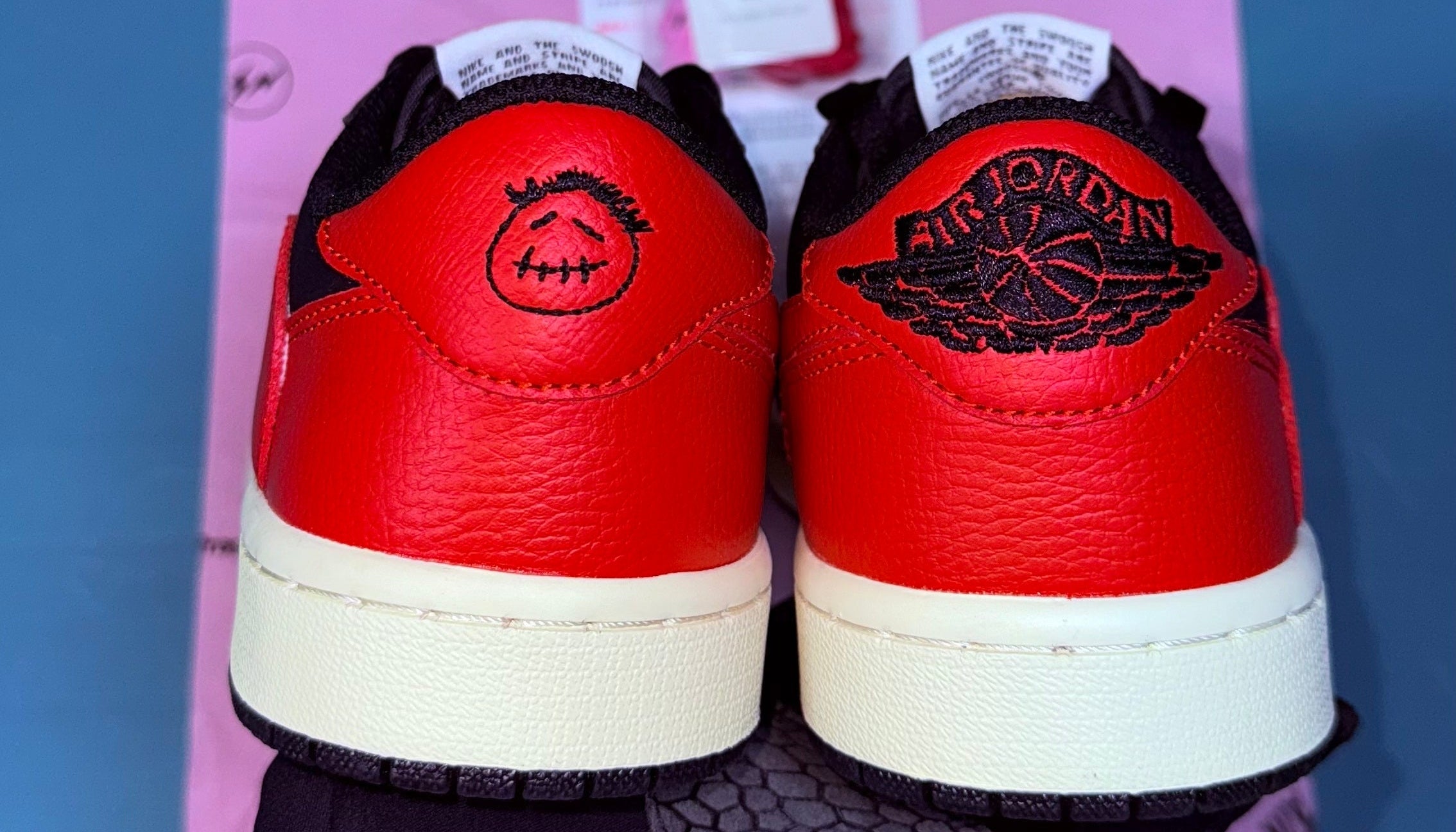 TS‑JRDNS‑035 — Jordan 1 Low Travis Scott “Bred Fade” — Fantasy Build