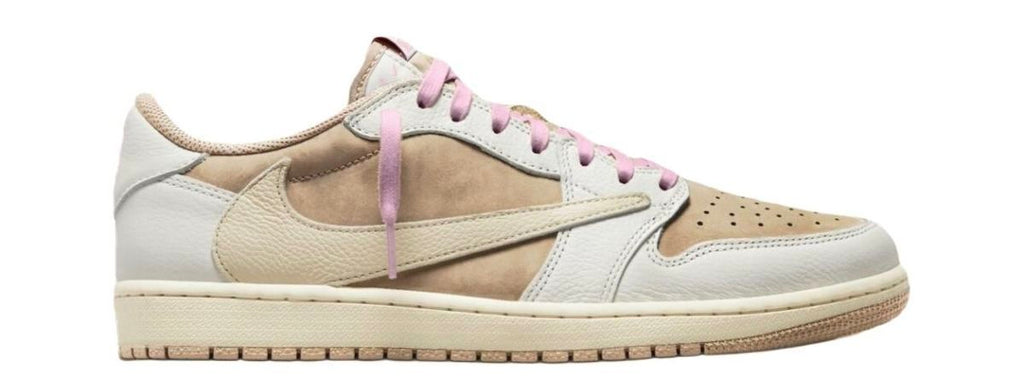 TS‑JRDNS‑037 — Jordan 1 Low Travis Scott “Pink Cream” — Fantasy Build