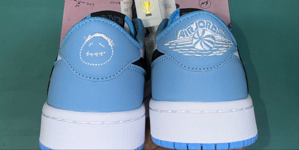 TS‑JRDNS‑040 — Jordan 1 Low Travis Scott “UNC Black” — Fantasy Build