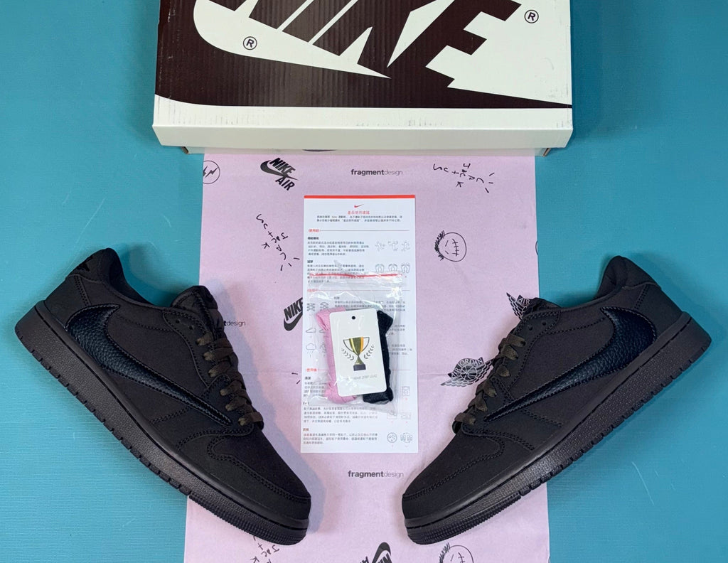TS‑JRDNS‑008 — Jordan 1 Low Travis Scott “Dark Mocha” — Design‑Inspired