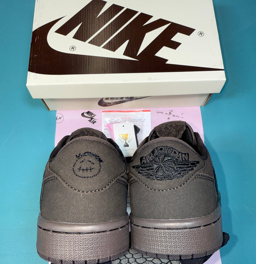 TS‑JRDNS‑008 — Jordan 1 Low Travis Scott “Dark Mocha” — Design‑Inspired