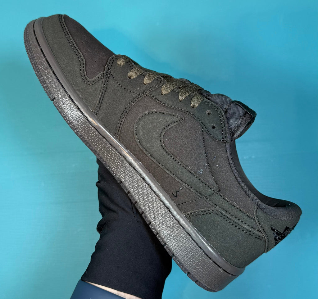 TS‑JRDNS‑008 — Jordan 1 Low Travis Scott “Dark Mocha” — Design‑Inspired