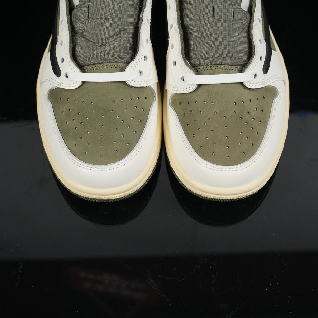Jordan 1 Low – Design‑Inspired "Travis Scott" "Medium Olive" Custom Build TS‑JRDNS‑003