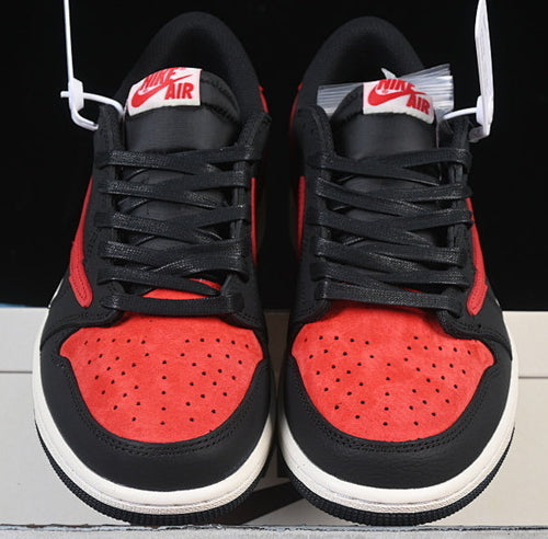 Jordan 1 Low – Design-Inspired "Bred Fade" Custom Fantasy Build TS‑JRDNS‑035