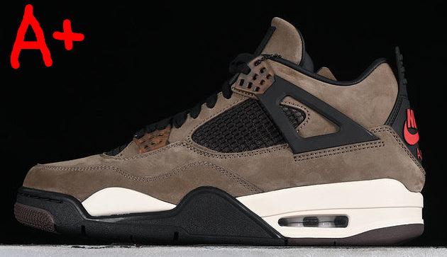 TS‑JRDNS‑043 — Jordan 4 “Travis Scott Mocha F&F” — Fantasy Build