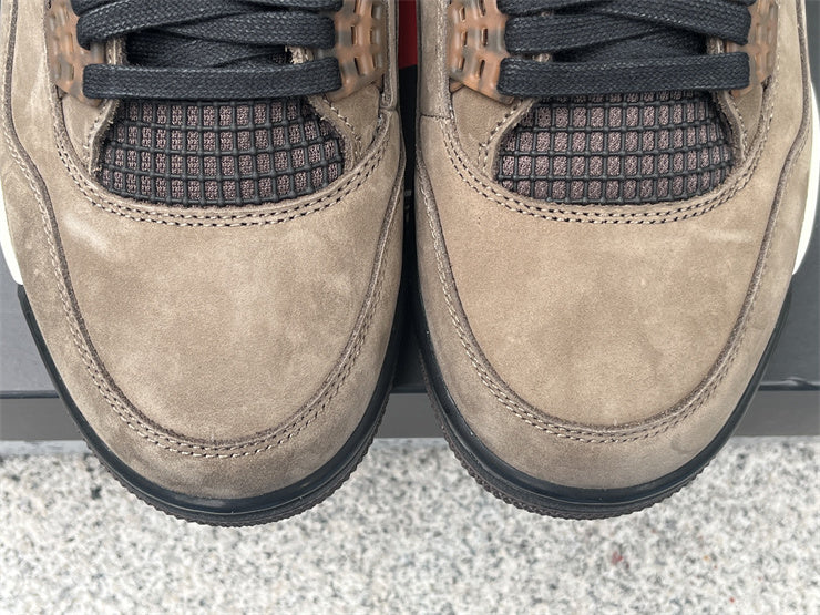 TS‑JRDNS‑043 — Jordan 4 “Travis Scott Mocha F&F” — Fantasy Build