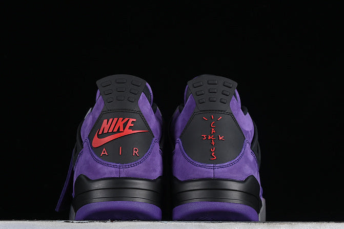TS‑JRDNS‑044 — Jordan 4 “Travis Scott Purple F&F” — Fantasy Build