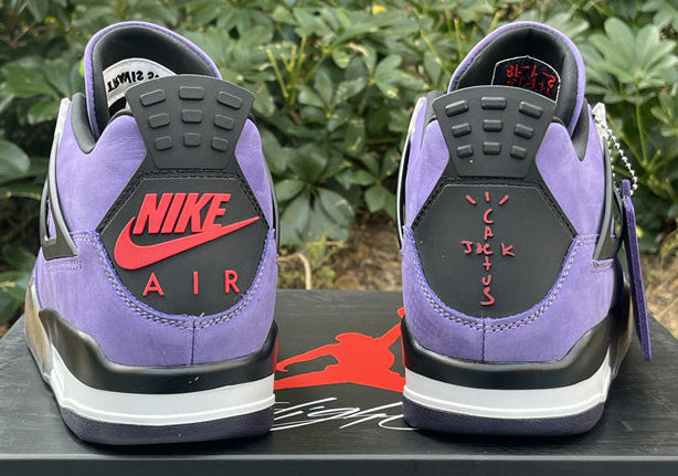 TS‑JRDNS‑044 — Jordan 4 “Travis Scott Purple F&F” — Fantasy Build