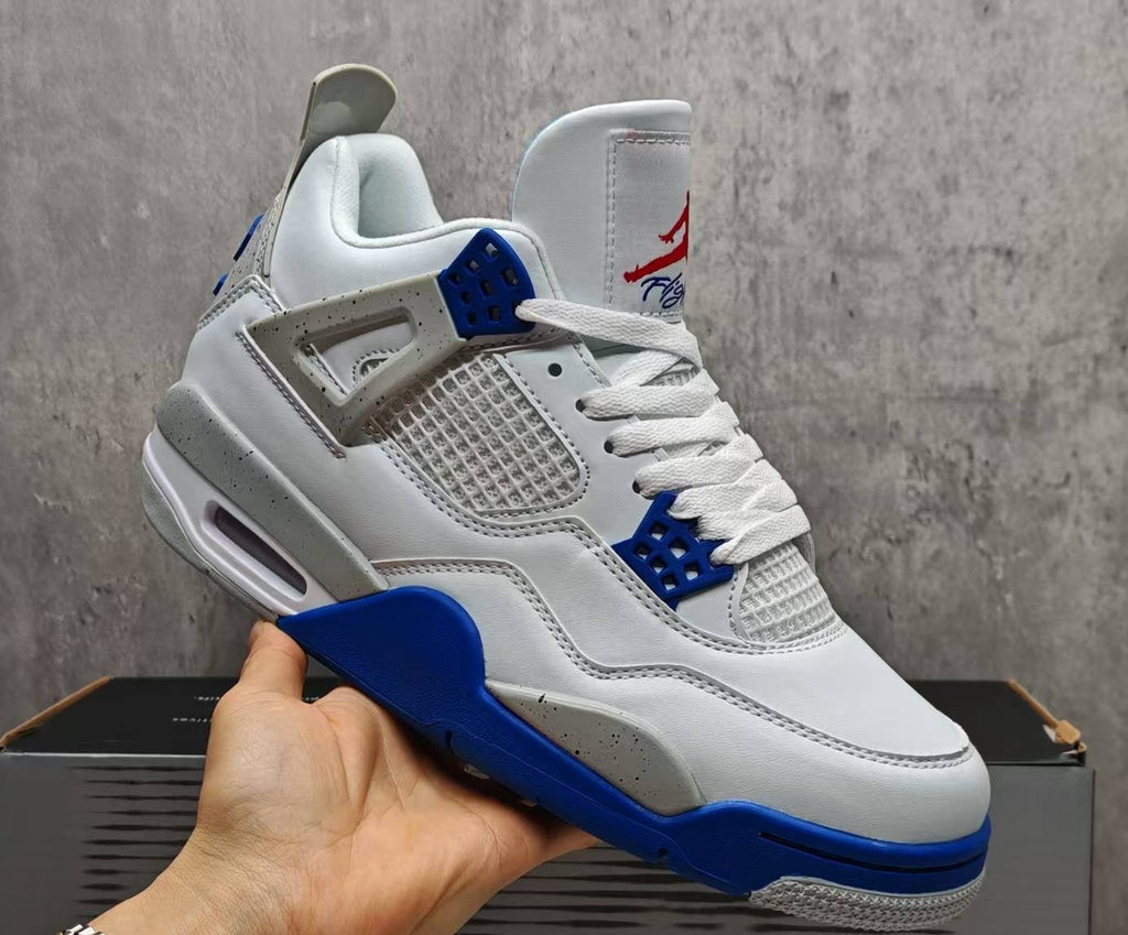 Jordan 4 Design-Inspired - Jackie Robinson "42" Custom Fantasy Build - AJ4-JR42-482
