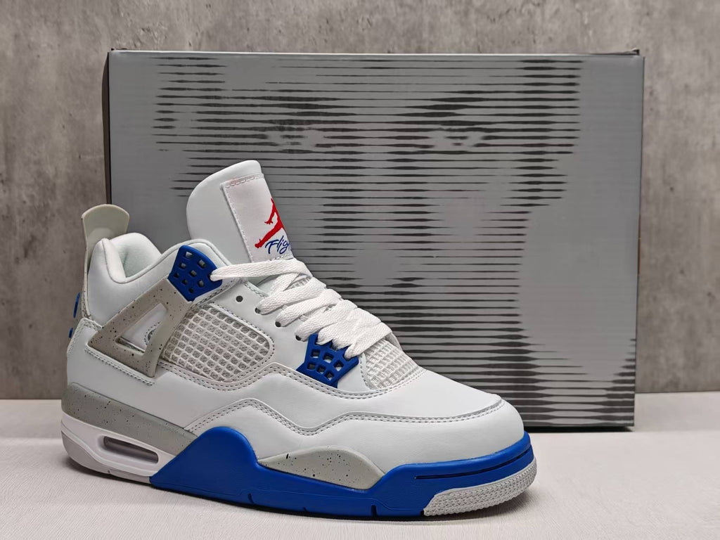 Jordan 4 Design-Inspired - Jackie Robinson "42" Custom Fantasy Build - AJ4-JR42-482