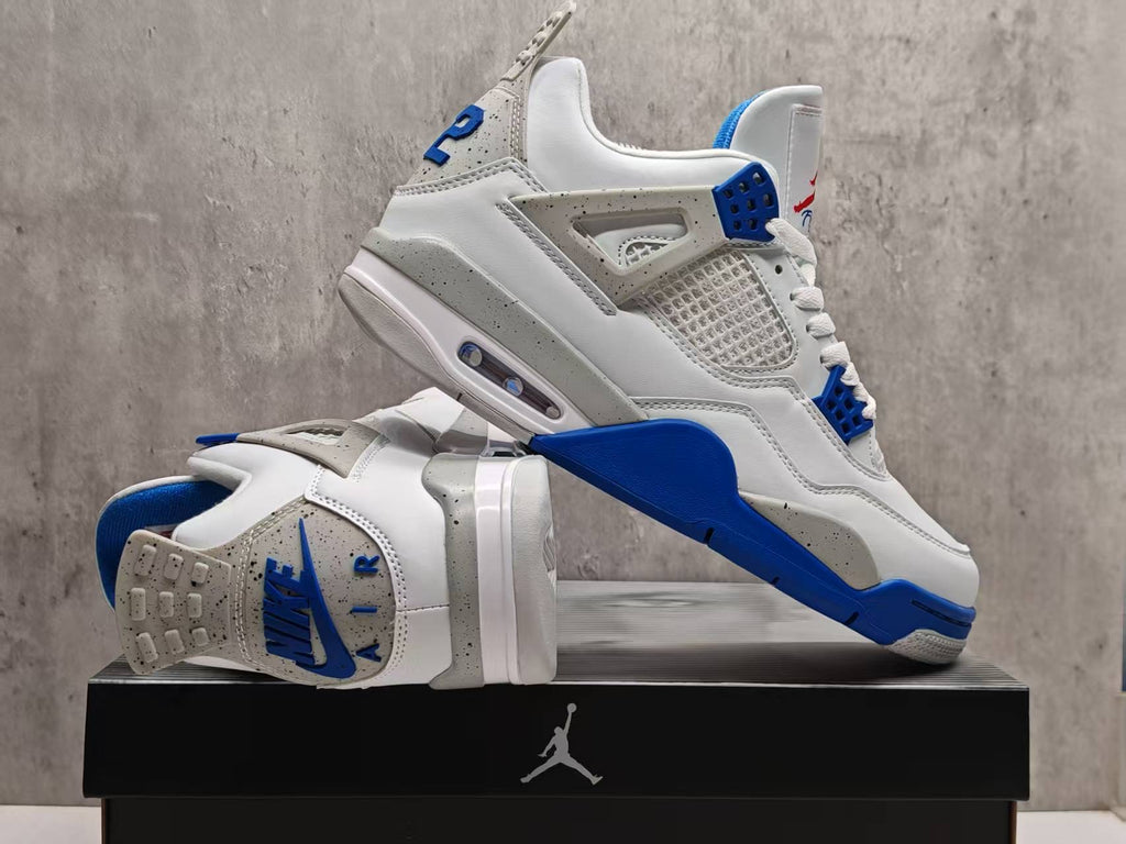 Jordan 4 Design-Inspired - Jackie Robinson "42" Custom Fantasy Build - AJ4-JR42-482