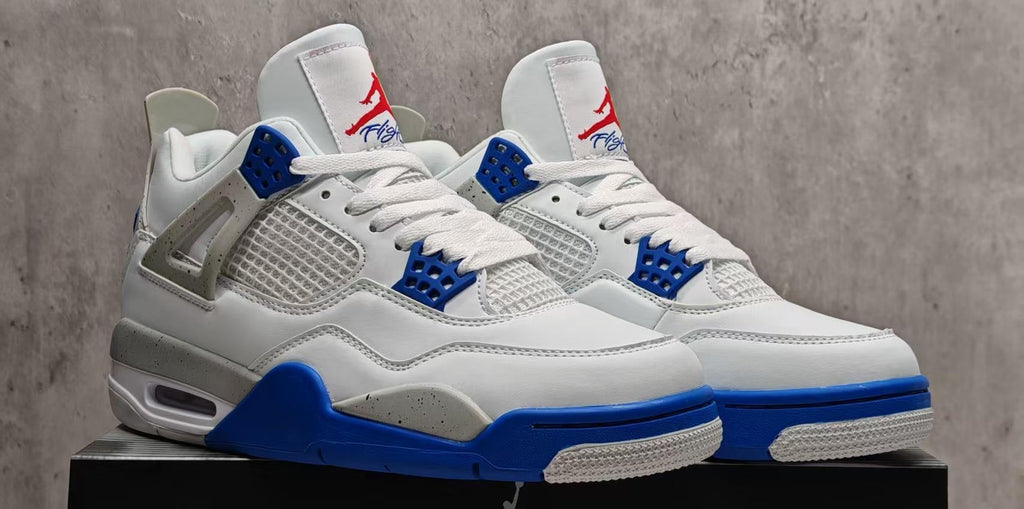 Jordan 4 Design-Inspired - Jackie Robinson "42" Custom Fantasy Build - AJ4-JR42-482