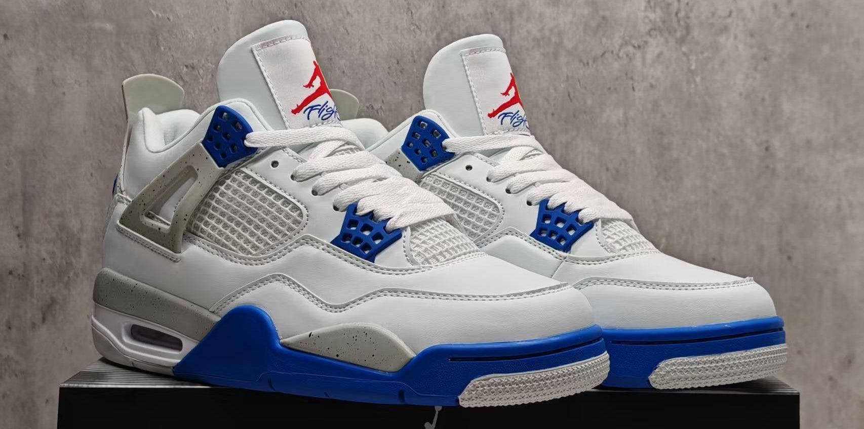 Jordan 4 Design-Inspired - Jackie Robinson "42" Custom Fantasy Build - AJ4-JR42-482