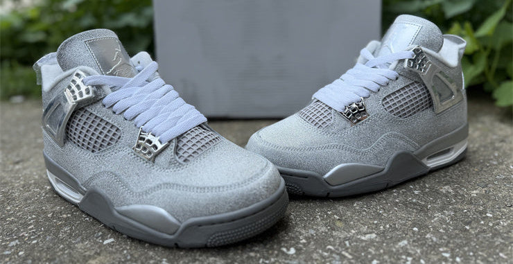 Jordan 4 – Design-Inspired "Glitter Glove" Custom Tribute Build AJ4-GLITTERGLOVE-444